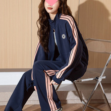 唐狮秋季运动套装女2025早秋穿搭套装女新款秋装小个子跑步休闲D8