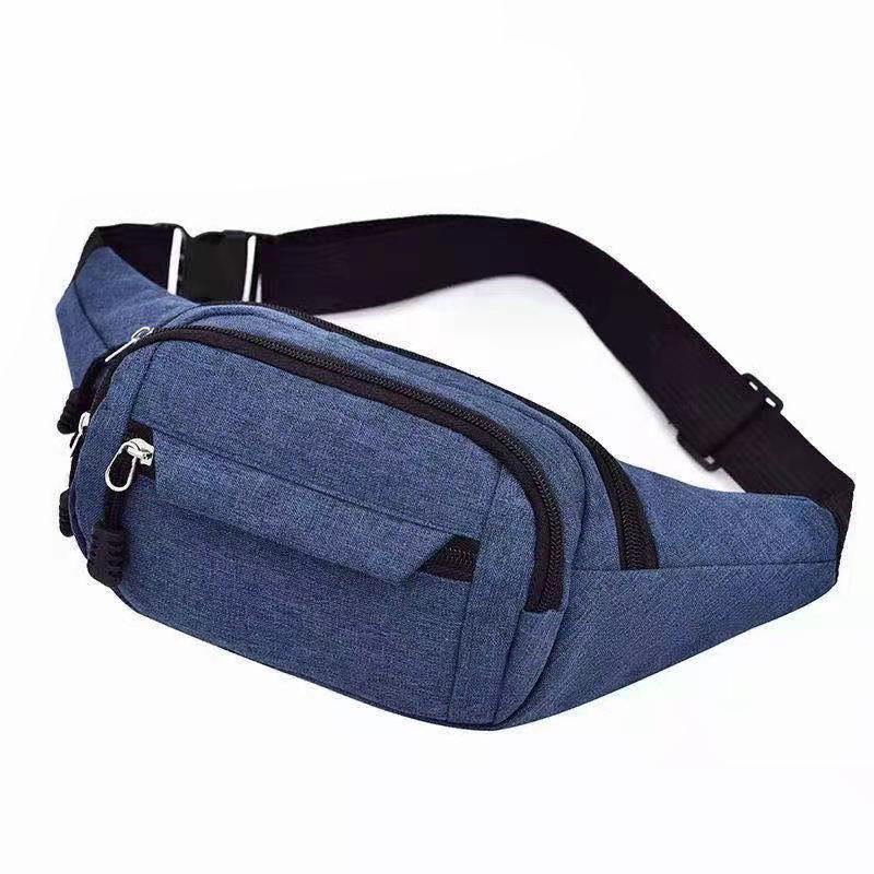Riñonera para hombre, bolso cruzado de tela Oxford, multifuncional para teléfono móvil o herramientas, ideal para viajes y deportes