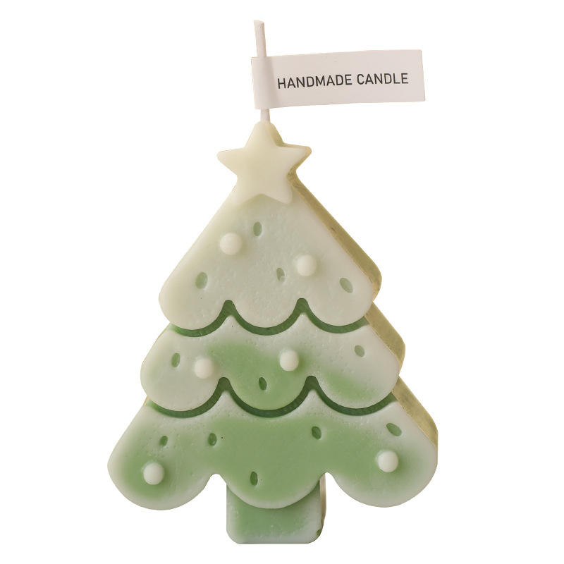 Velas aromáticas navideñas, velas aromáticas creativas con ambiente de árbol de Navidad, regalos navideños románticos