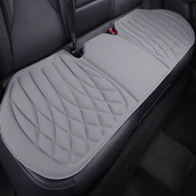 Seat cushion, seat cover, made of seaweed fiber, suitable for - light-gray-rear-row