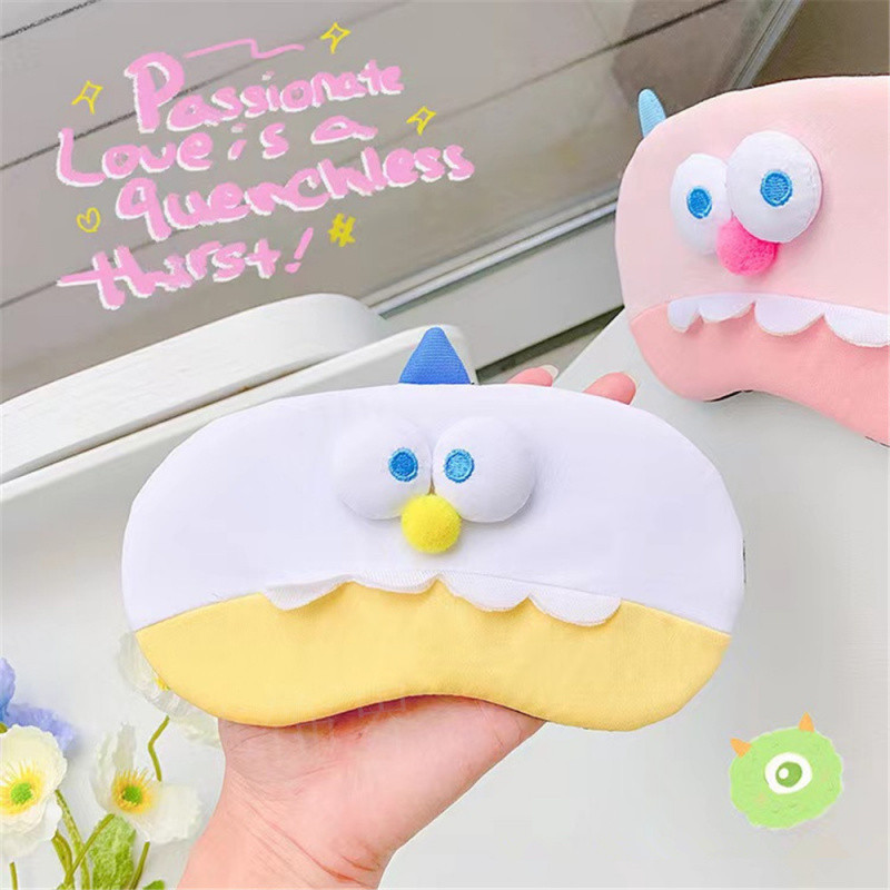 Bucktooth Monster 아이 마스크-옐로우