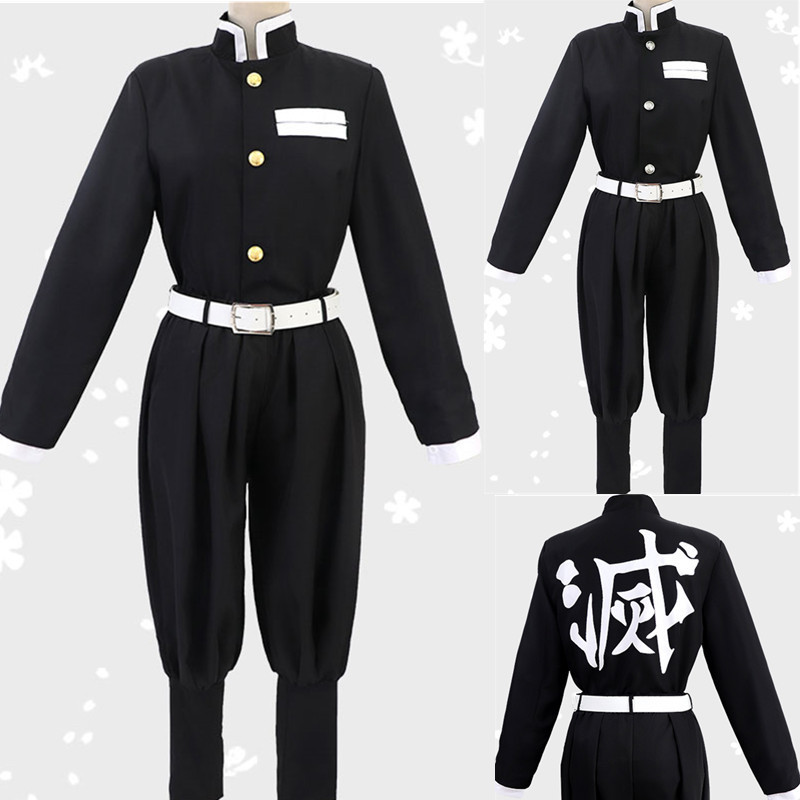 Demon Slayer: Kimetsu No Yaiba Cos Uniform Team Uniform Cosplay Ready-Made Anime Clothing Demon Slayer: Kimetsu No Yaiba Adult and Kidsren's Clothing