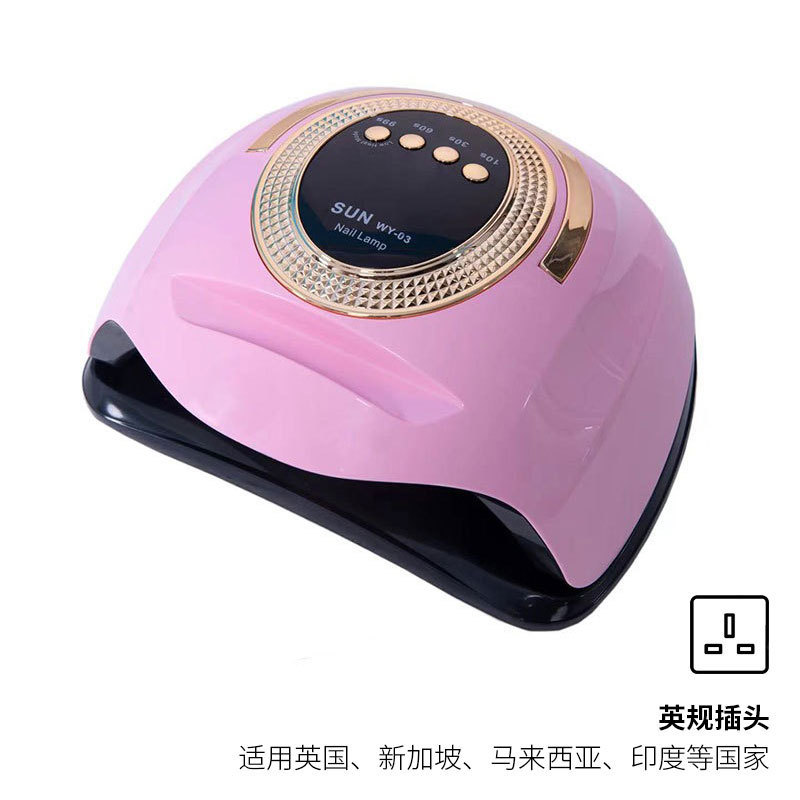 Nueva Lámpara de Fototerapia para Uñas de 268w de Alta Potencia, Máquina de Uñas de Venta Caliente Transfronteriza, Máquina de Fototerapia de Secado Rápido para Esmalte de Gel para Salones de Uñas