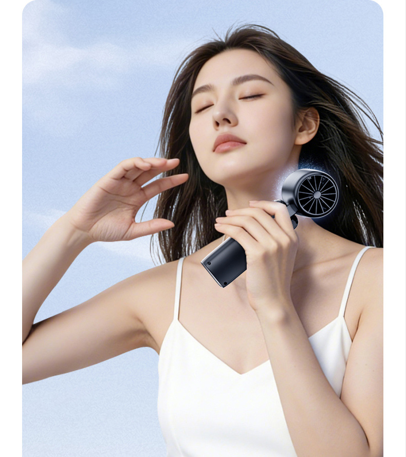 Handheld Mini Fan Portable Electric Desktop Cooling Fan Rechargeable_voghion.com