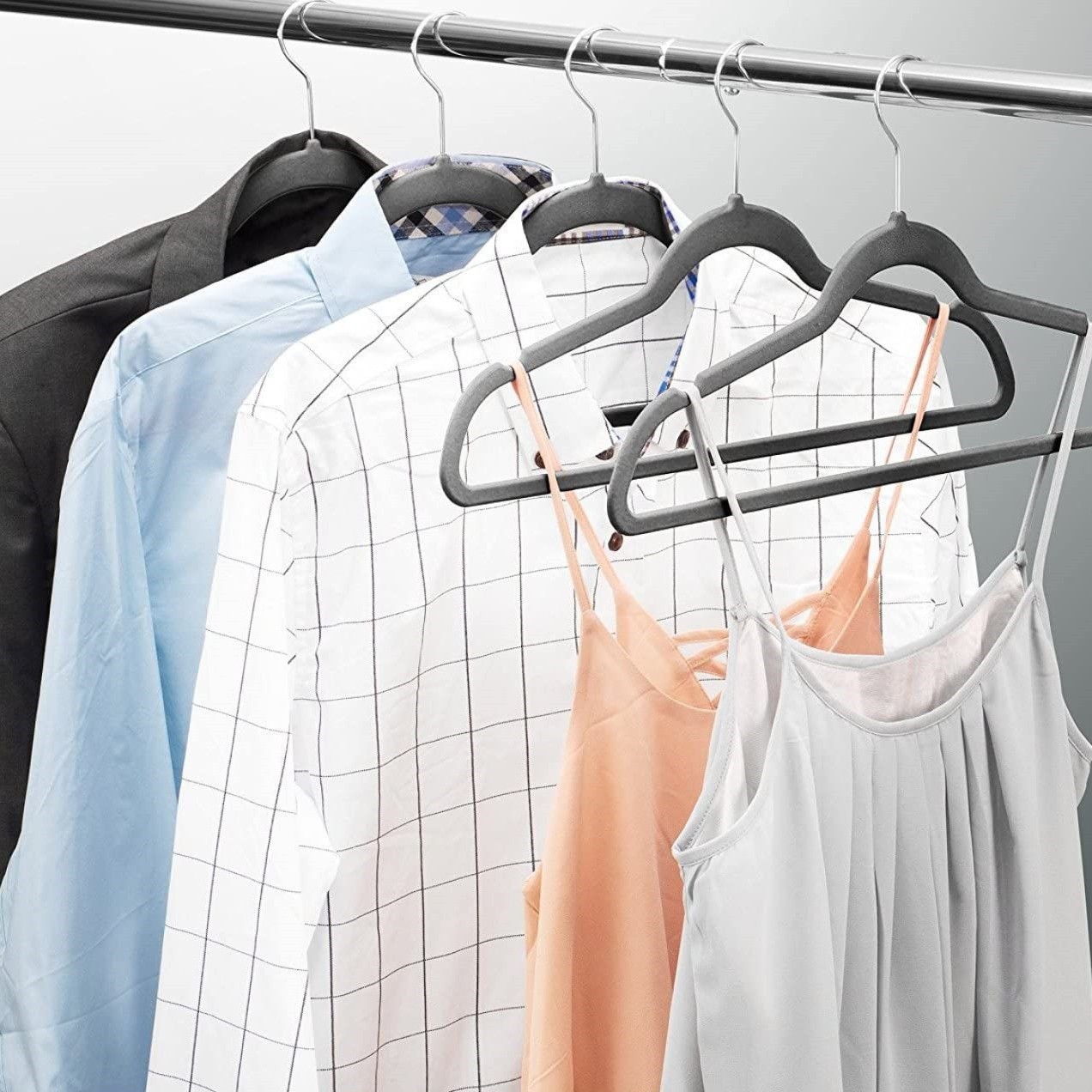 Nuevo colgante sin rastro percha de tela multifuncional acabador percha de tela antideslizante percha de tela de plástico seco húmedo percha de ropa