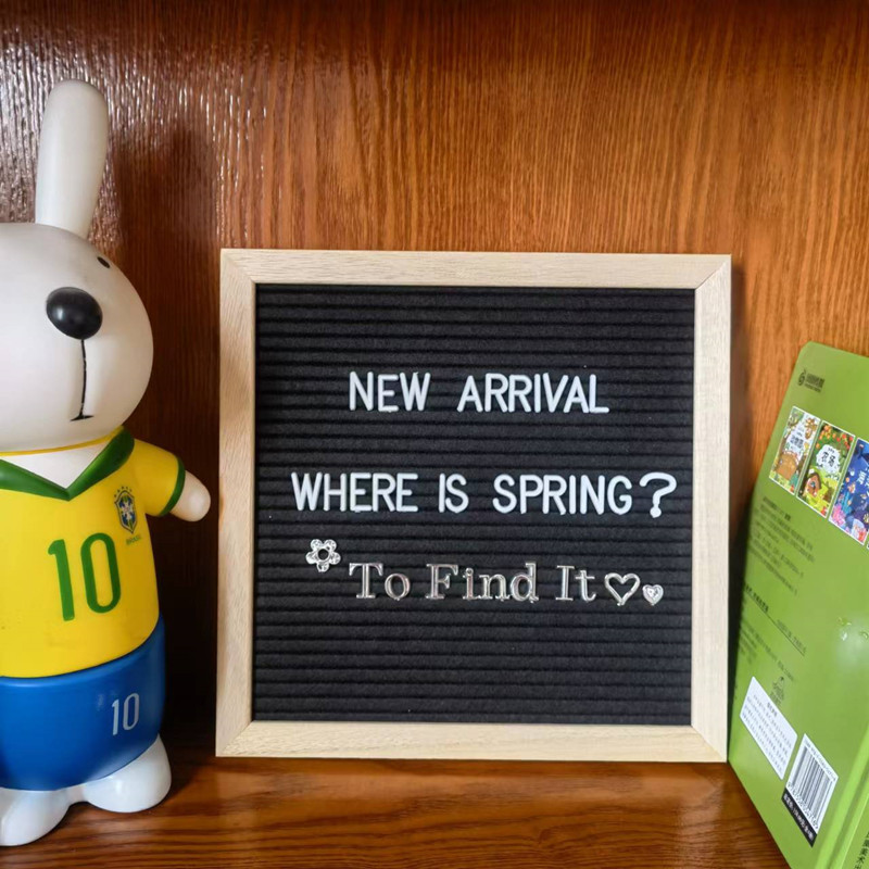 10x 10inch Felt letter board decorated picture frame 10x 10inch Felt letter board decorated picture frame