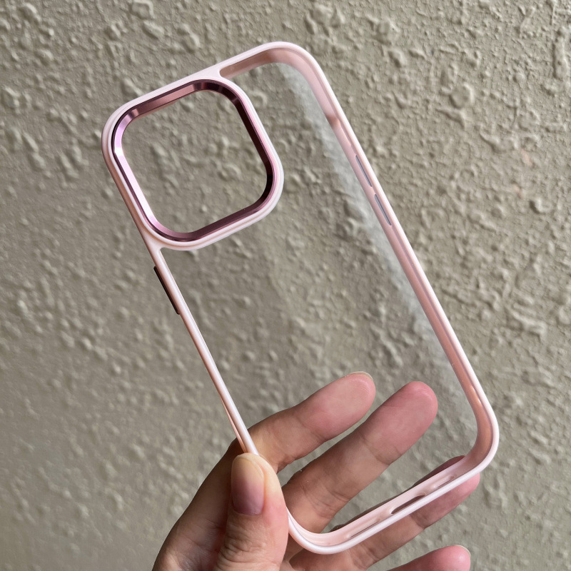 适用苹果17PROMAX手机壳凹槽滴胶素材壳子iphone15/16金盾壳金属|undefined