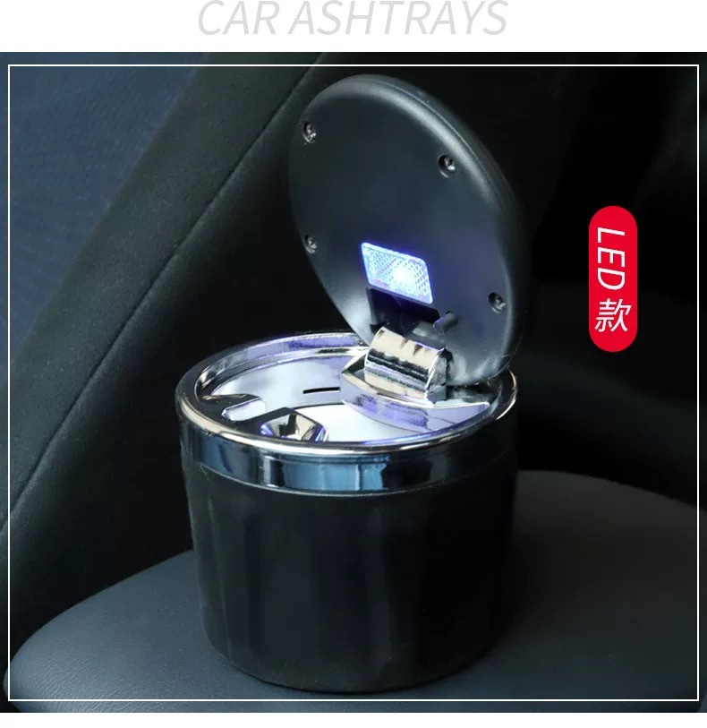 Car ashtray creative multi-functional automatic men's car with lid advanced sense artifact car interior supplies