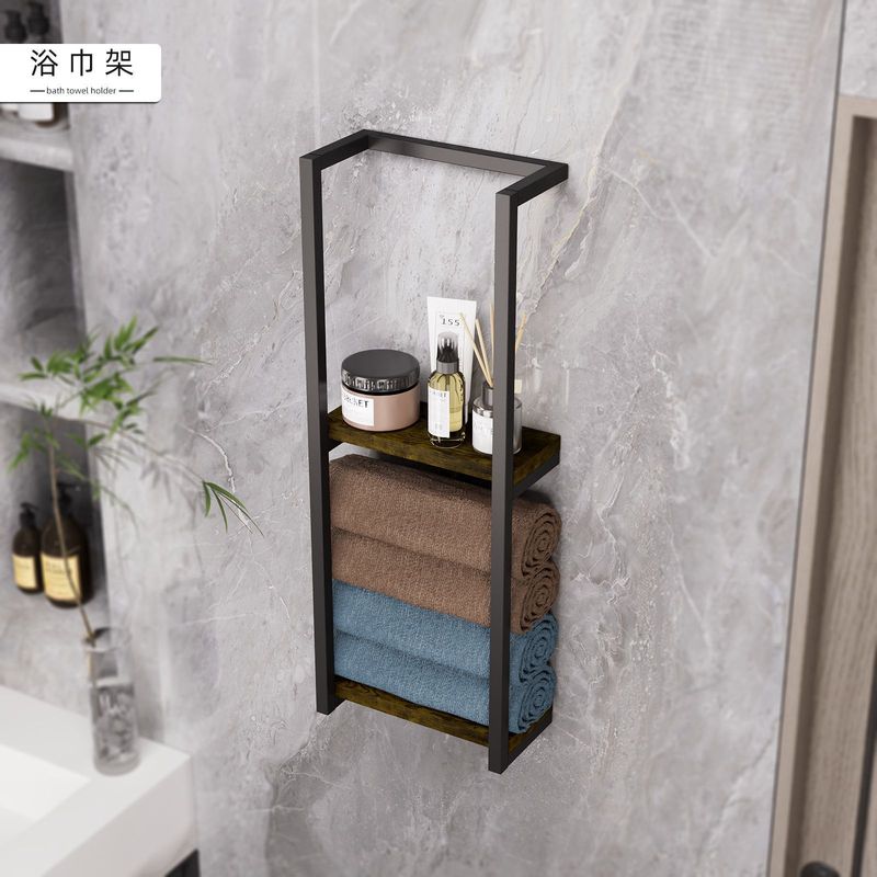 バスルーム収納ラック シャワージェル シャンプー収納ラック タオルラック 収納ラック 壁掛け金属|undefined
