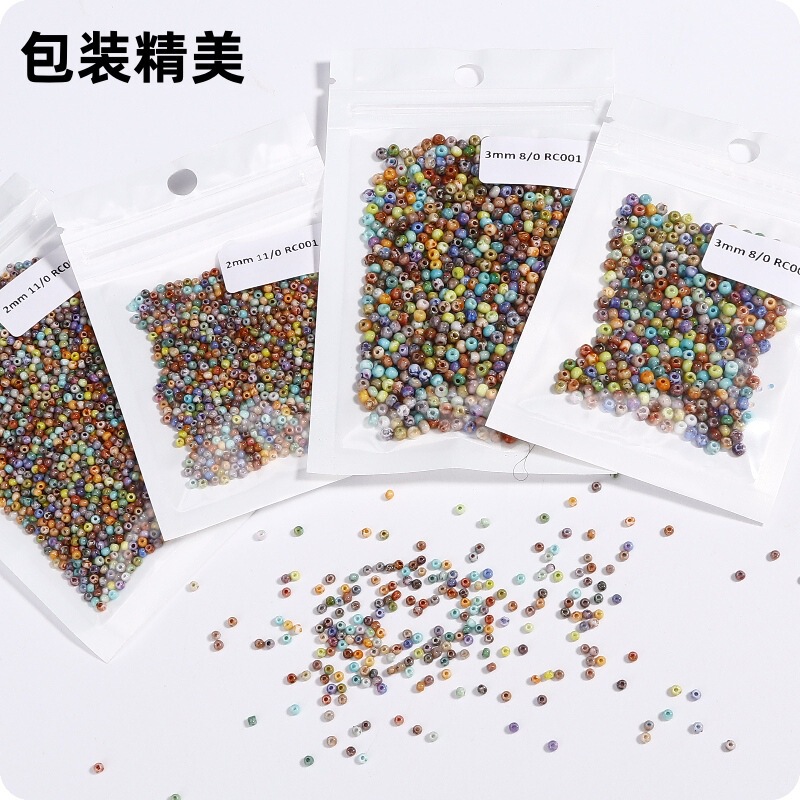 3 ミリメートル超優れた国産ピカソガラスライスビーズルースビーズ diy 手作りブレスレットネックレスイヤリングジュエリーアクセサリー材料|undefined