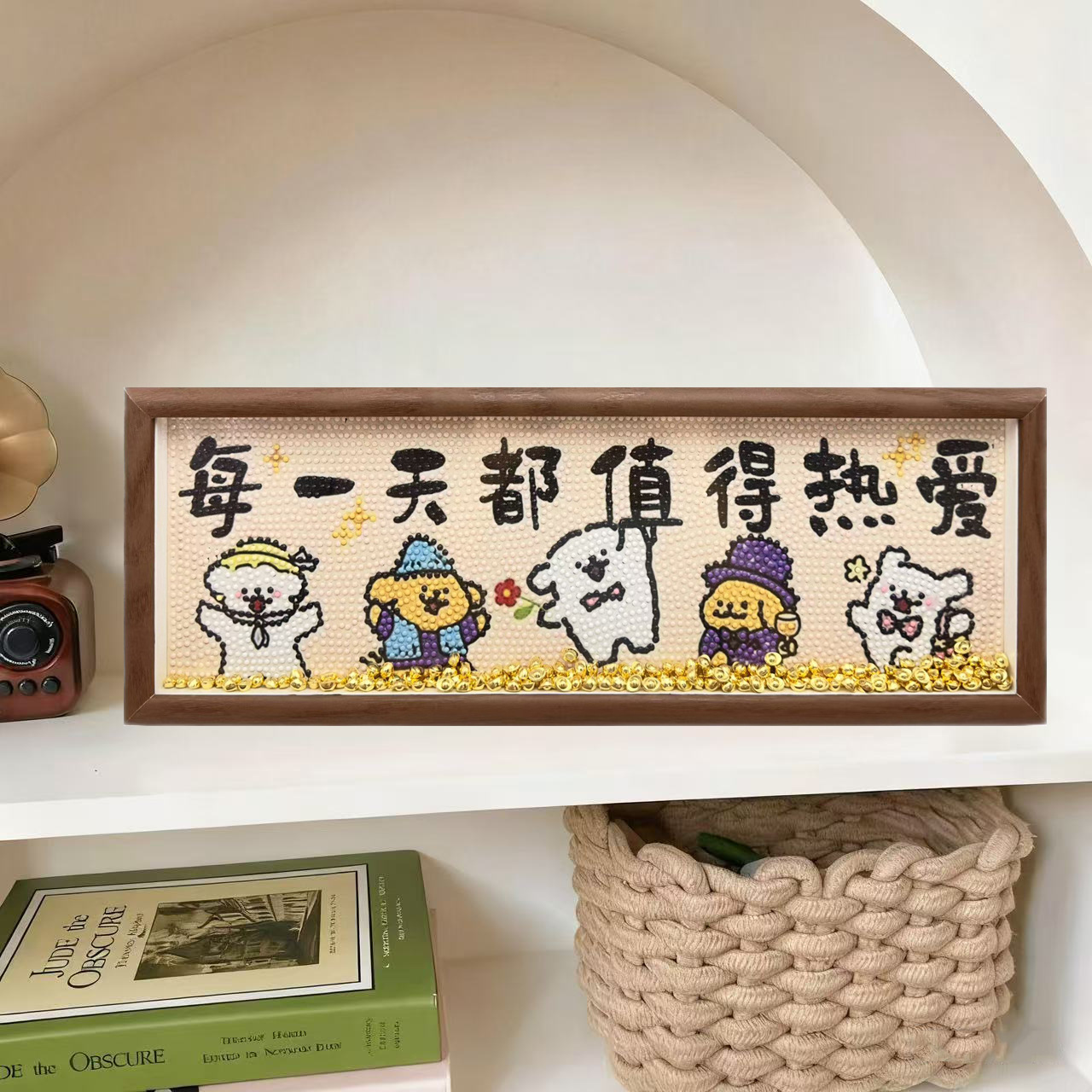 15007-17*47cm [photo frame + canvas + ingot + tool kit]