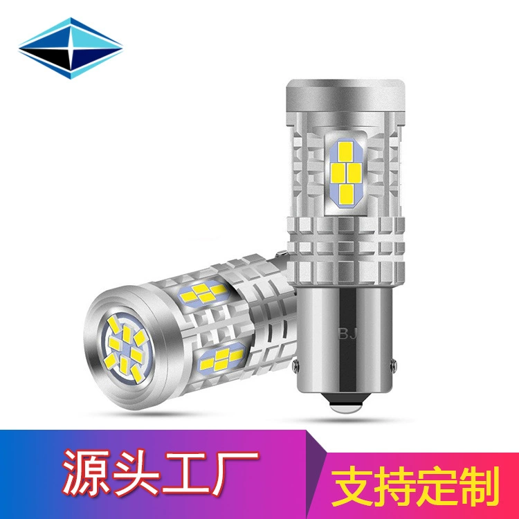 Универсальный светодиодный фонарь T20 для трансграничной торговли, 24 светодиода, постоянный ток, бесступенчатая регулировка, фонарь заднего хода, 3020, автомобильный указатель поворота 1156