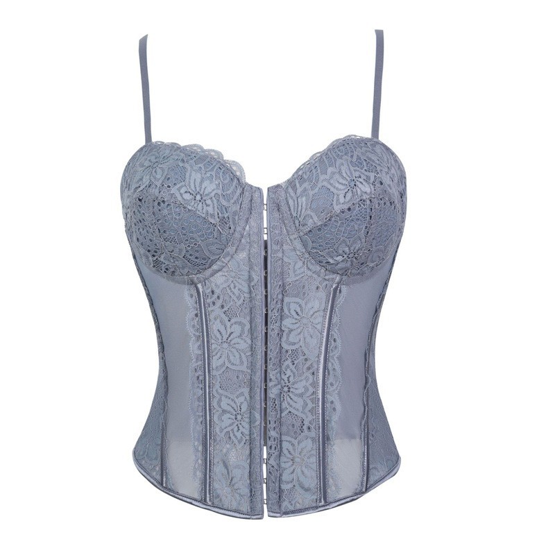 Top Moldeador de Encaje con Varillas de Poliéster Transparente para Cintura image 14