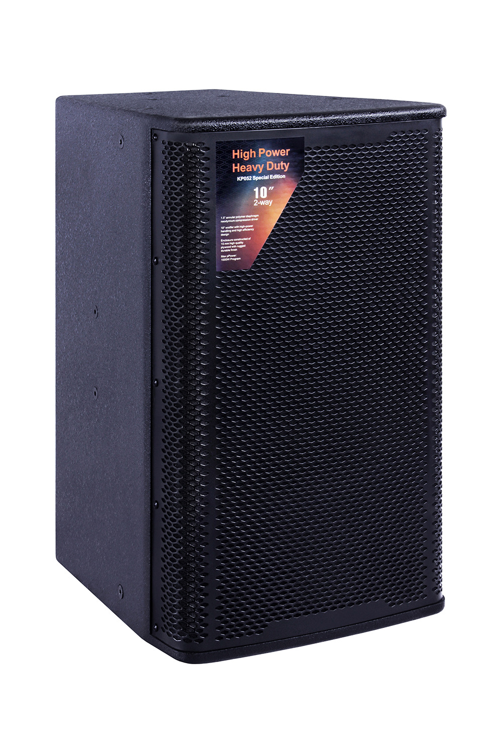 Solo altavoz pasivo de frecuencia completa de 10 pulgadas barra de conferencia de boda subwoofer pesado de audio caja de inicio KTV canto