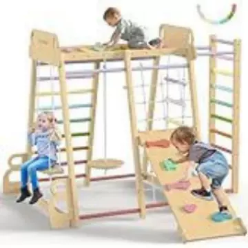 木制组合攀爬架儿童益智玩具户外运动游乐园玩具组装滑梯感统训练