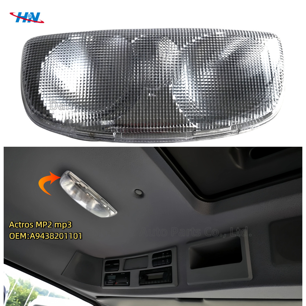 Carcasa de la lámpara de lectura superior de la cabina 9438201101 para Mercedes camión Actros MP3 MP2 accesorios de la lámpara