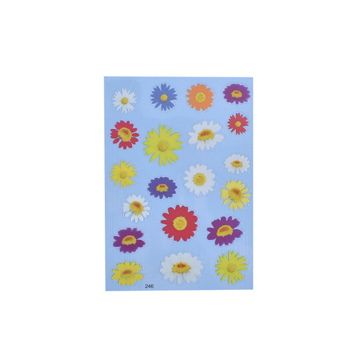 Poppy diy crystal glue mold variety of flower material sticker glue material glue filler
