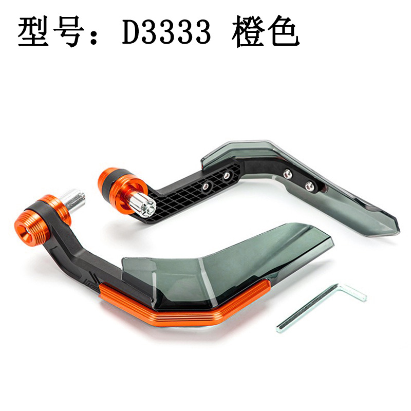 Protector Cortavientos para Manillar de Motocicleta Plástico y Goma Protección contra el viento para Motocicleta