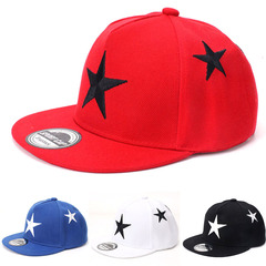 Korean style new boy hat spring and autumn sunshade flat brim hip-hop hat children's baseball cap dropshipping E140