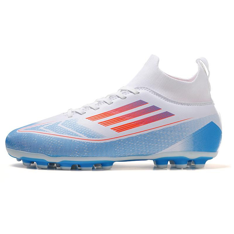 2025 nuevos zapatos de fútbol para hombres y mujeres AG clavos largos zapatos de entrenamiento antideslizantes juveniles zapatos de moda de estudiantes