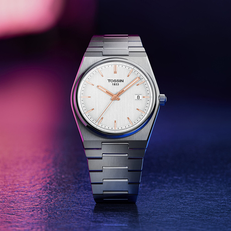 Prx Couple Fashion Watch Tian T137 Series Shuttle Men's Women's Swiss Quartz Watch Stainless Steel Luminous