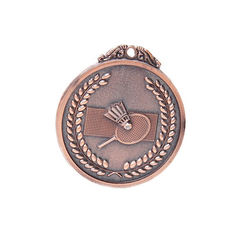 Fabricantes de medallas de bádminton en stock Juegos Juegos