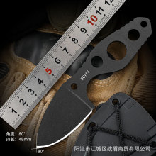 跨境电商户外刀具野外高硬度求生刀始祖鸟小直刀多功能露营刀现货