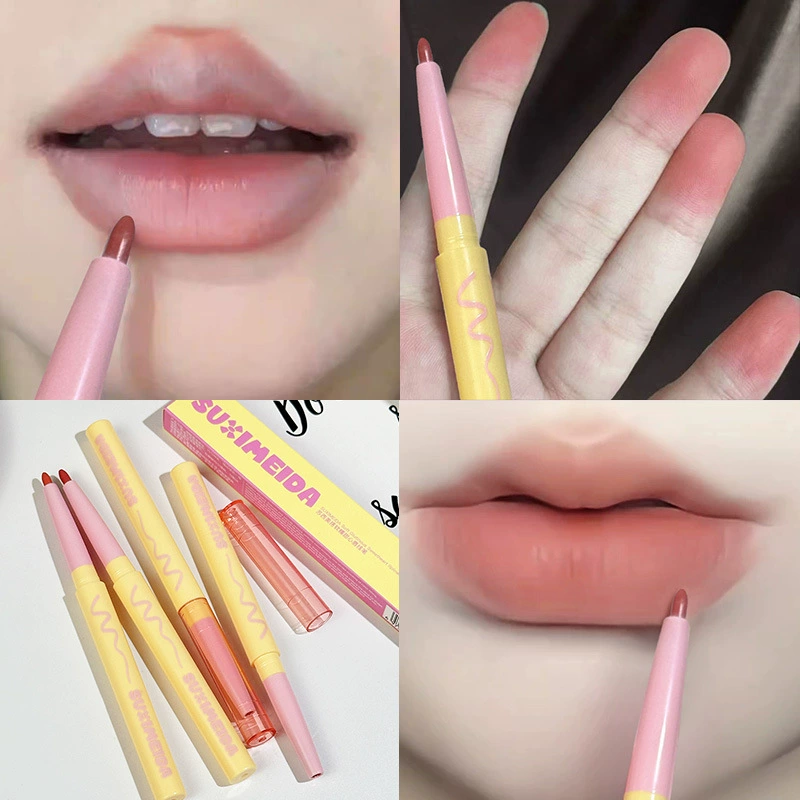 Силиковая гладкая автоматическая помада для губ Silky matte automatic lip pencil, помада, долговременный эффект, контурирование