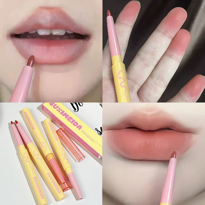 Силиковая гладкая автоматическая помада для губ Silky matte automatic lip pencil, помада, долговременный эффект, контурирование