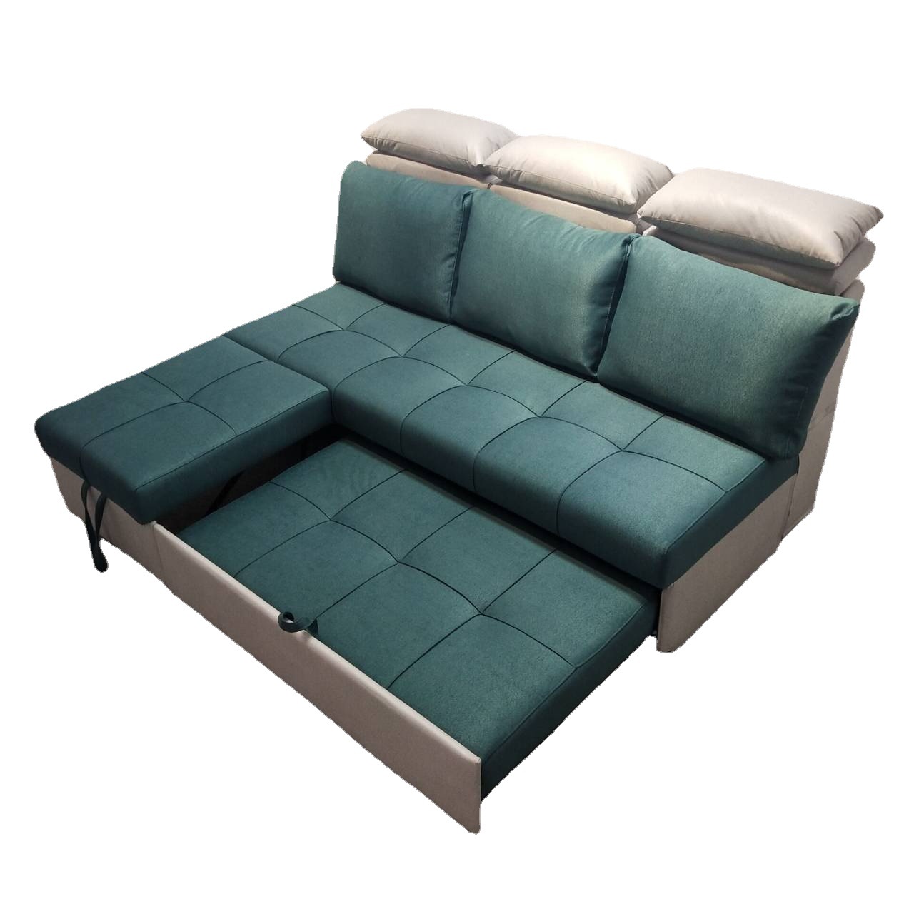 Sofá multifuncional de casa pequeña sala de estar apartamento sin lavado tecnología sofá cama de terciopelo moderno simple peinado de aire