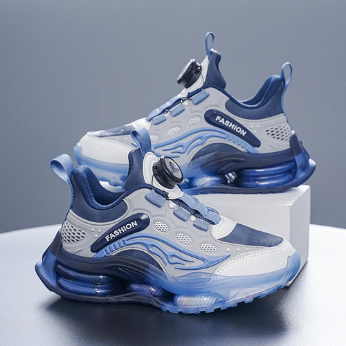 Fashionable sneakers, boys 'shoes, spring and autumn new leather, warm, primary school students' running shoes, children's basketball shoes,
