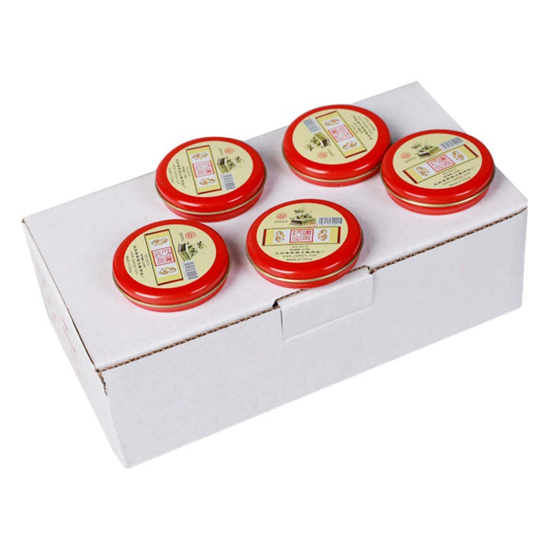 Jinyu 10 г Inkpad Mini Ультра Малый диаметр 4 см Карманный красный круглый железный ящик грязевой Inkpad красное уплотнение