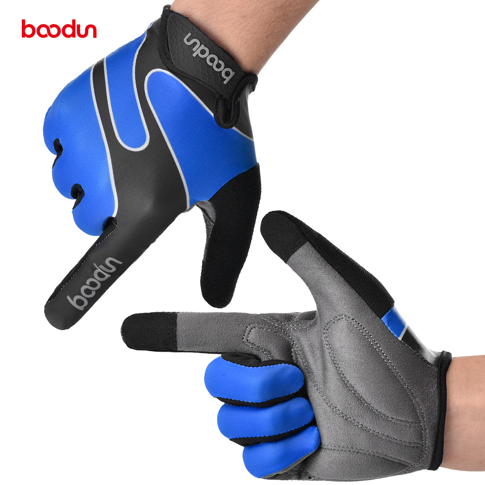 Gants longs Boodun, écran tactile en lycra, équipement de cyclisme pour sports de plein air, gants de vélo_voghion.com