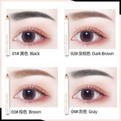 Hexagonal eyebrow pencil, pencil-style, long-lasting, ultra-fine—professionally designed for makeup artists, offering sharp, individual hair-like strokes—wholesale available