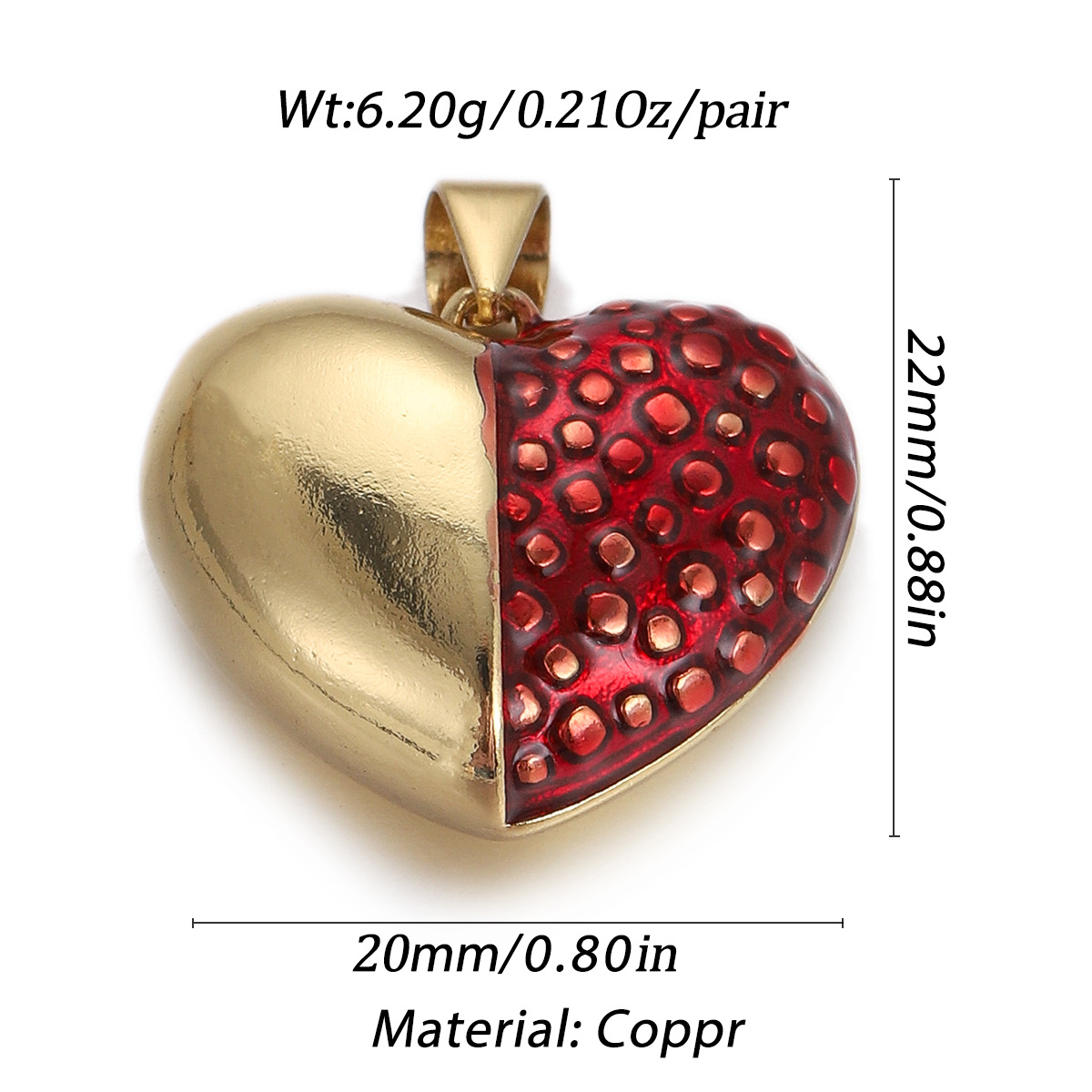 5g Weight Pendant, Chain Jewelry Making Type Copper Chain Material 1 Piece Quantity Holiday, Daily Occasion Copper Material Portrait, Heart Shape Pattern Unisex Gender Plating Design Retro, Simple Style Style 1 Piece Copper Portrait Heart Shape Pendant Chain 3