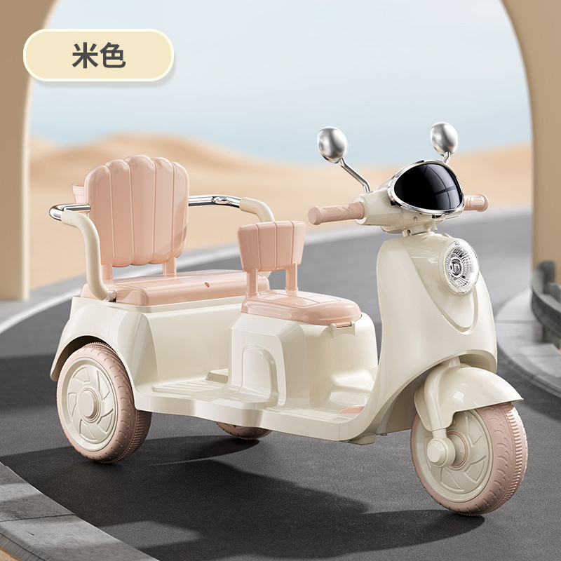 Green dual drive + double seat + bluetooth music (6v7 large battery)