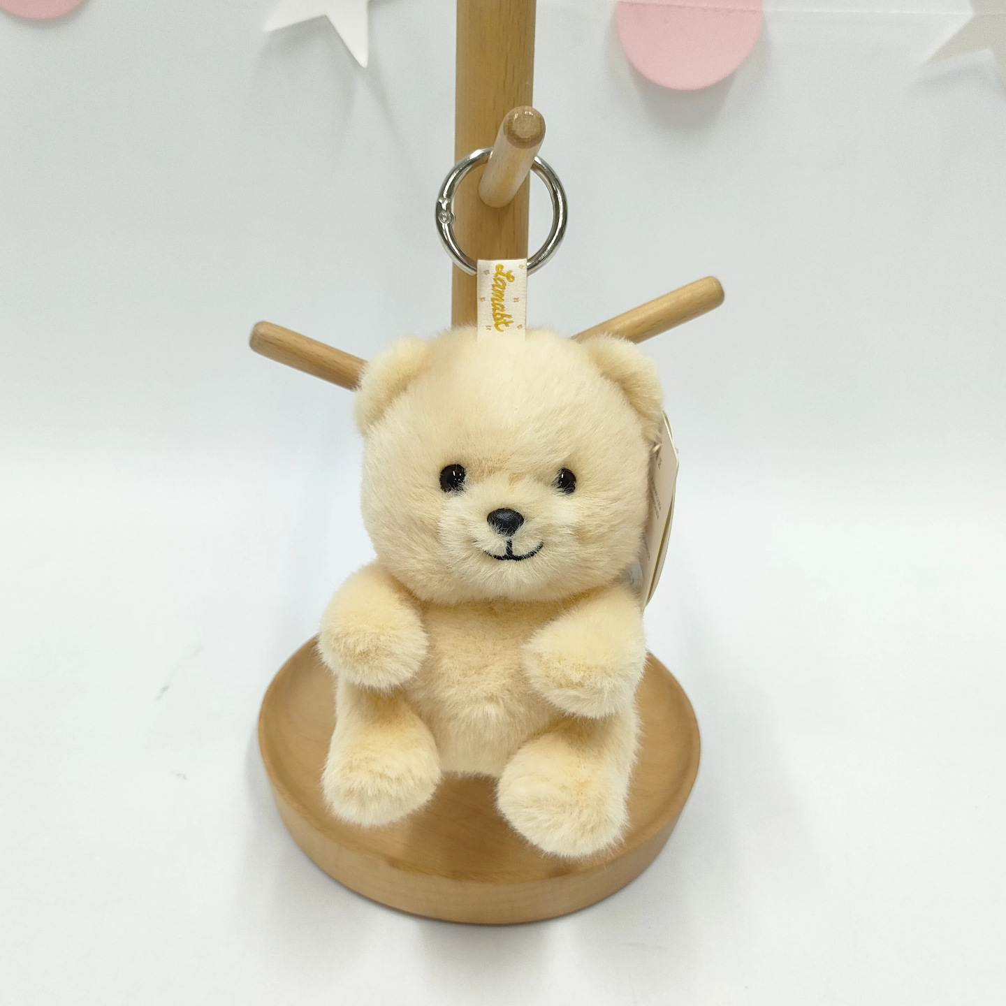 Muñeco de peluche de bolita de frijol para la palma, alivio del estrés, compañero de escritorio de panda y mapache, juguete para niños.