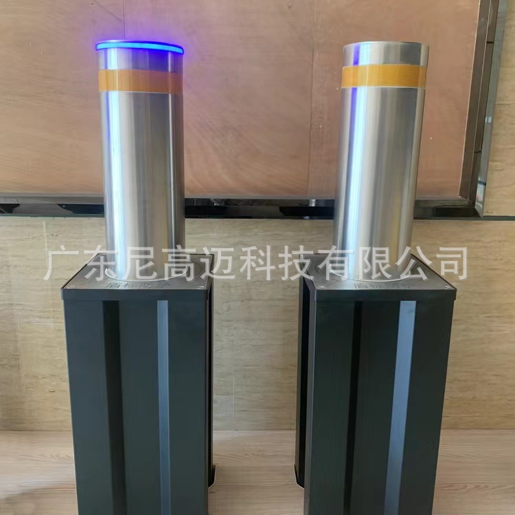 供应黑龙江大庆防撞升降柱电手动液压不锈钢伸缩路桩遥控起降拦路