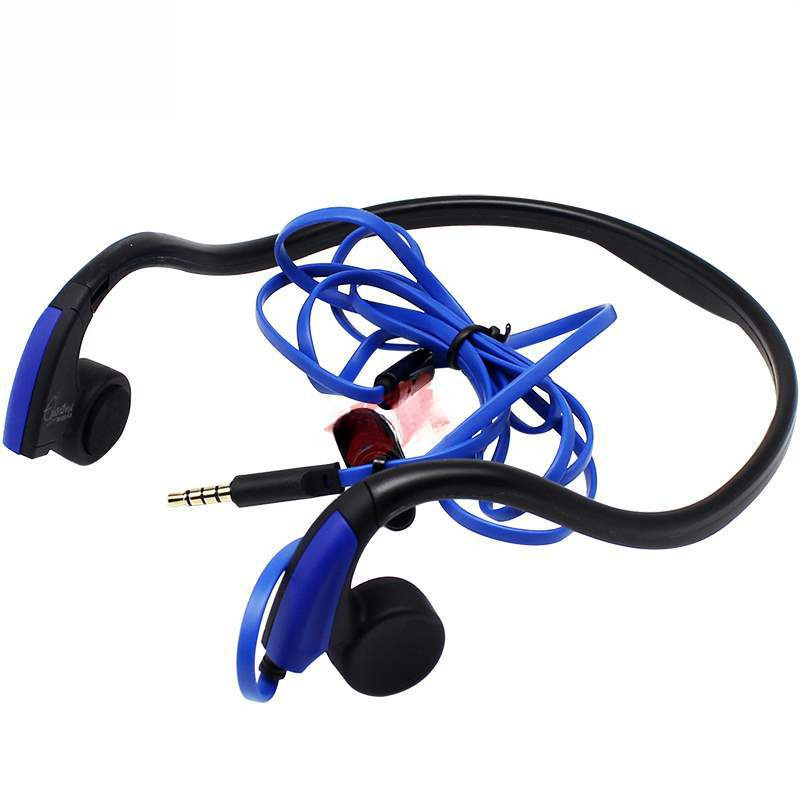 Bone Conduction Headphones Are Not In-Ear, Over-Ear, Wired with Microphone, Comfortable for Fitness, Running and Cycling