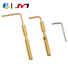 聚盈厂家直销铜镀金镀锡2.0冠簧航空插针PCB基板1.0弯针端子