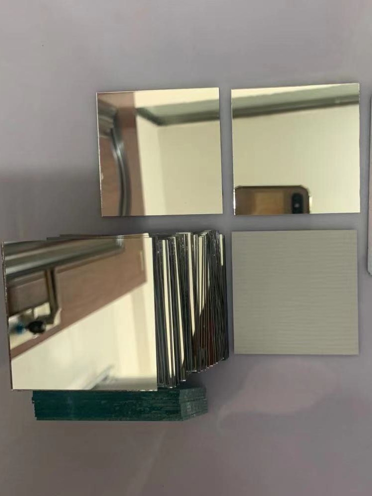 실버 사각형 6*6CM 직각 1 (색상 없는 거울