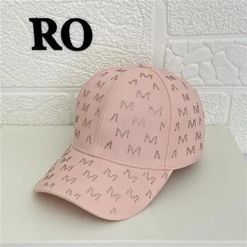 Pomladni in jesenski modni klobuk z račjim jezikom, poletni, vsestranski, otroški vložki Hot Diamond, črka M, za prosti čas_voghion.com