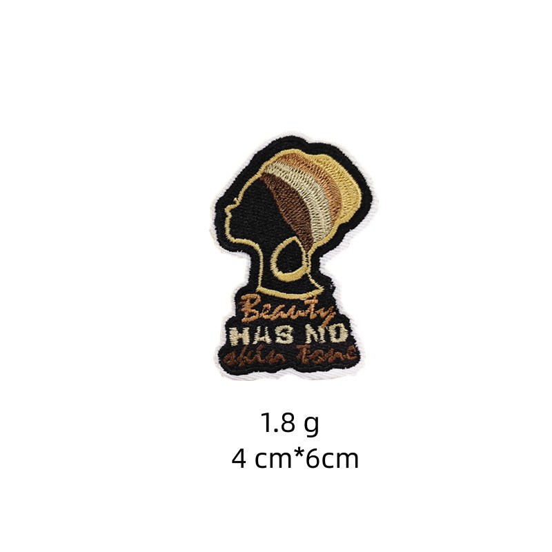 2g Weight Clothing Sticker Patches Classification 1 Piece Quantity Nonwoven, Polyester Material Human, Letter Pattern Cute Style 1 Piece Cute Human Letter Nonwoven Polyester Clothing Sticker Patches 16