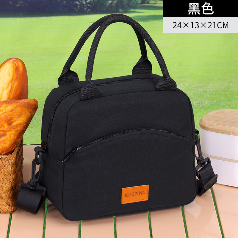 Bolsa portátil de almuerzo portátil, bolsa de aislamiento de aluminio, bolsa de almuerzo de almuerzo de gran capacidad, bolsa de mano pequeña