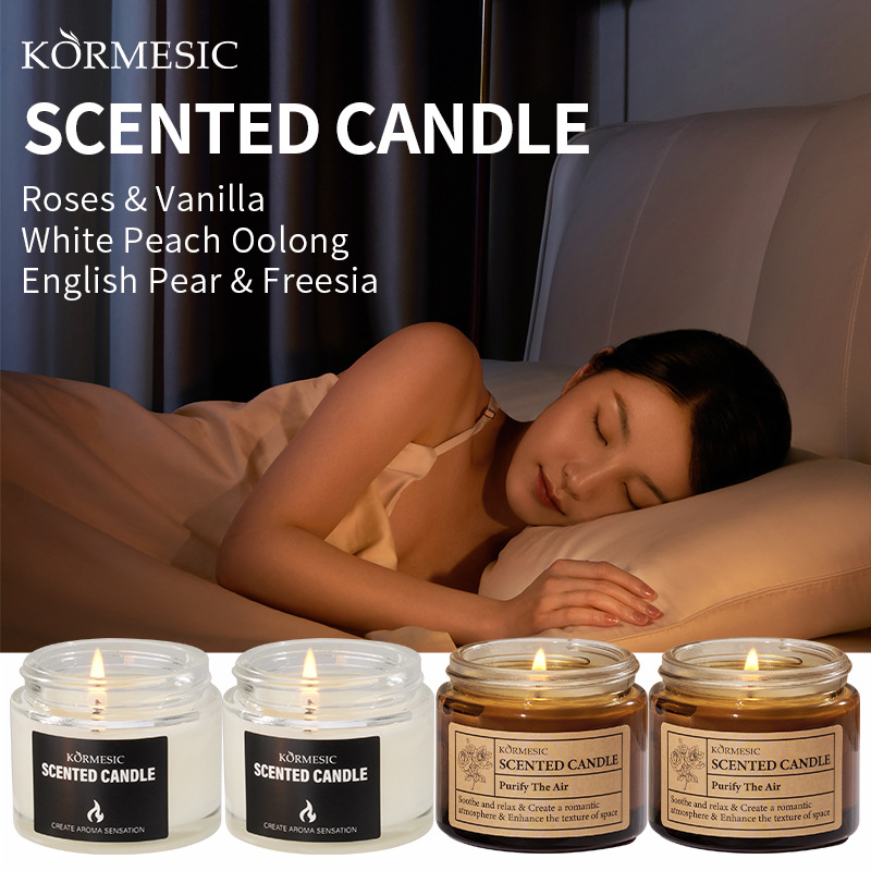 Comércio Exterior Transfronteiriço KORMESIC Vela para Dormir Fabricante de Aromaterapia em Inglês_voghion.com