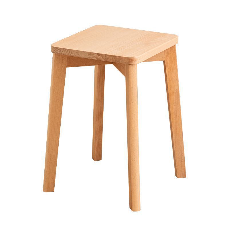 Fabrica directa taburetes de comedor de madera maciza sillas de mesa modernas sillas de respaldo dormitorio sala de estar simple adultos