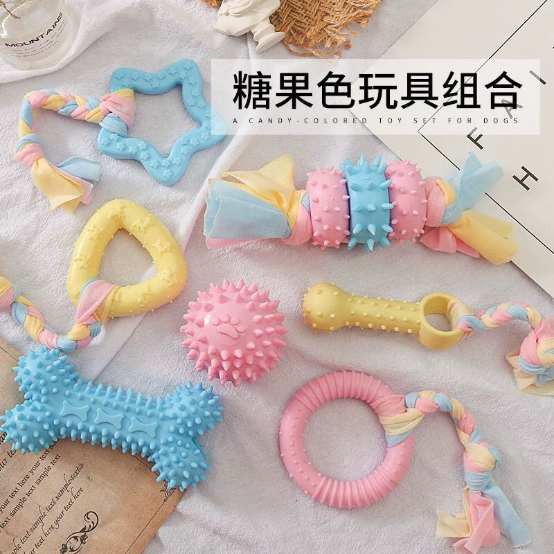 Toy, teether, rubber set, pet