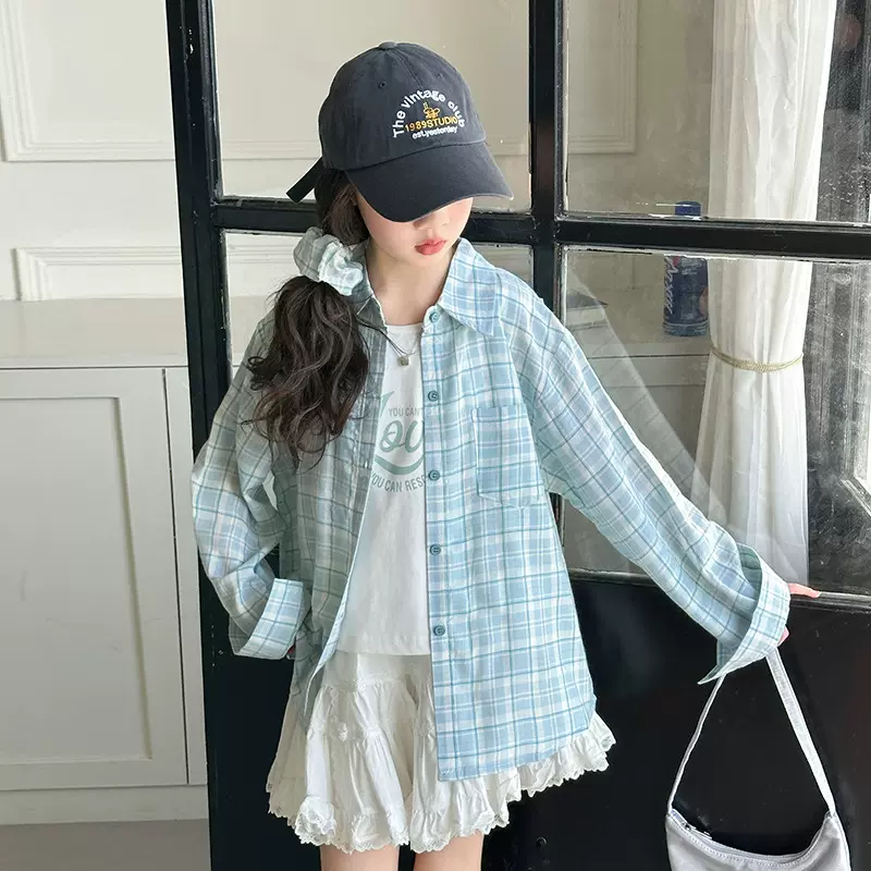 女童防晒衣夏季2025新款儿童装洋气薄外套夏天大童女孩网红防晒服