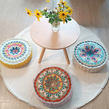 民族风圆形蒲团坐墩懒人沙发靠垫家用榻榻米靠背垫加厚地上屁垫