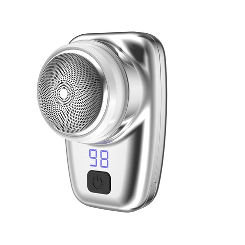 Seven-level waterproof new popular digital display electric shaver live mini shaver 1 hour fast charging USB interface